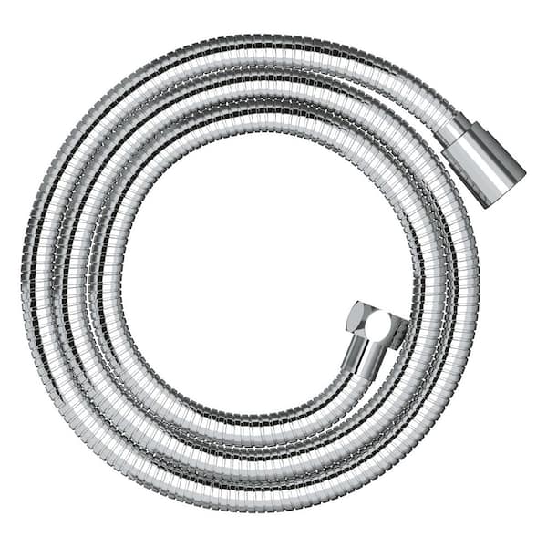 Universal 59 in. Metal Twist-Free Shower Hose in Starlight Chrome