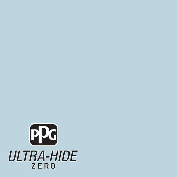 PPG 1 gal. #HDPB31D Ultra-Hide Zero Biscayne Blue Eggshell Interior Paint