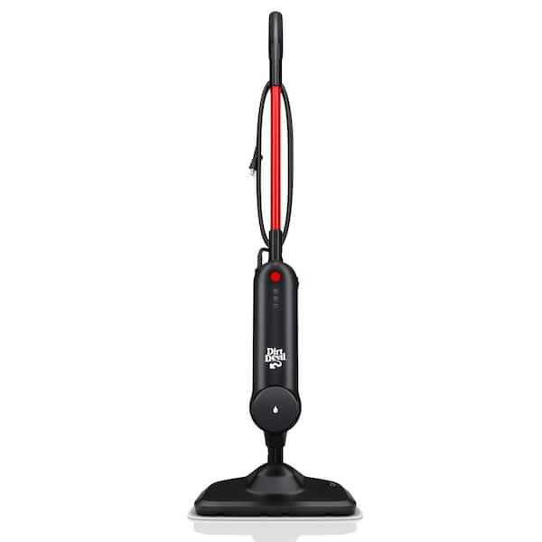 Dirt Devil Corded Steam Mop for Hard Floors, Hard Floor Steam Cleaner with Steam Water and Microfiber Mop Pad in Black, WD20000