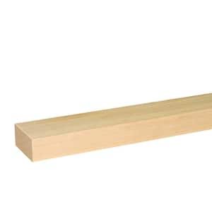 1 in. x 2 in. x 6 ft. S4S Poplar Board