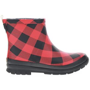 Women's Buffalo Shorty Rubber Boot - Red Size 8