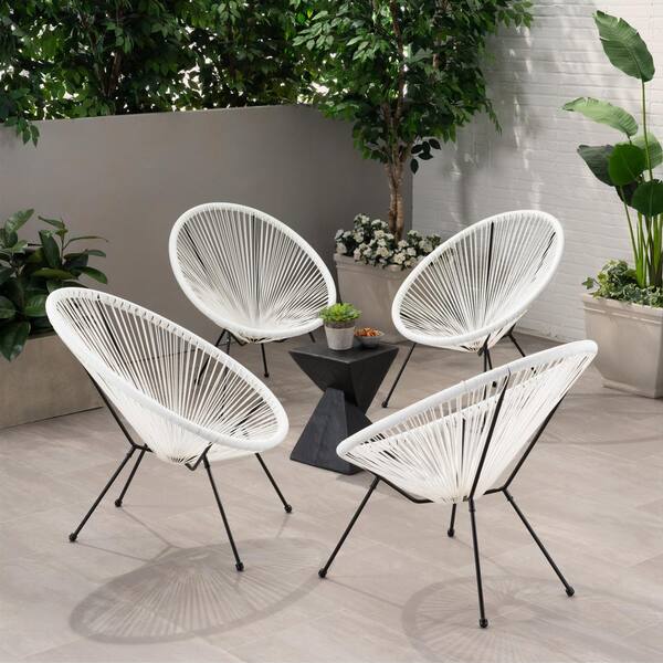 set of 4 outdoor lounge chairs