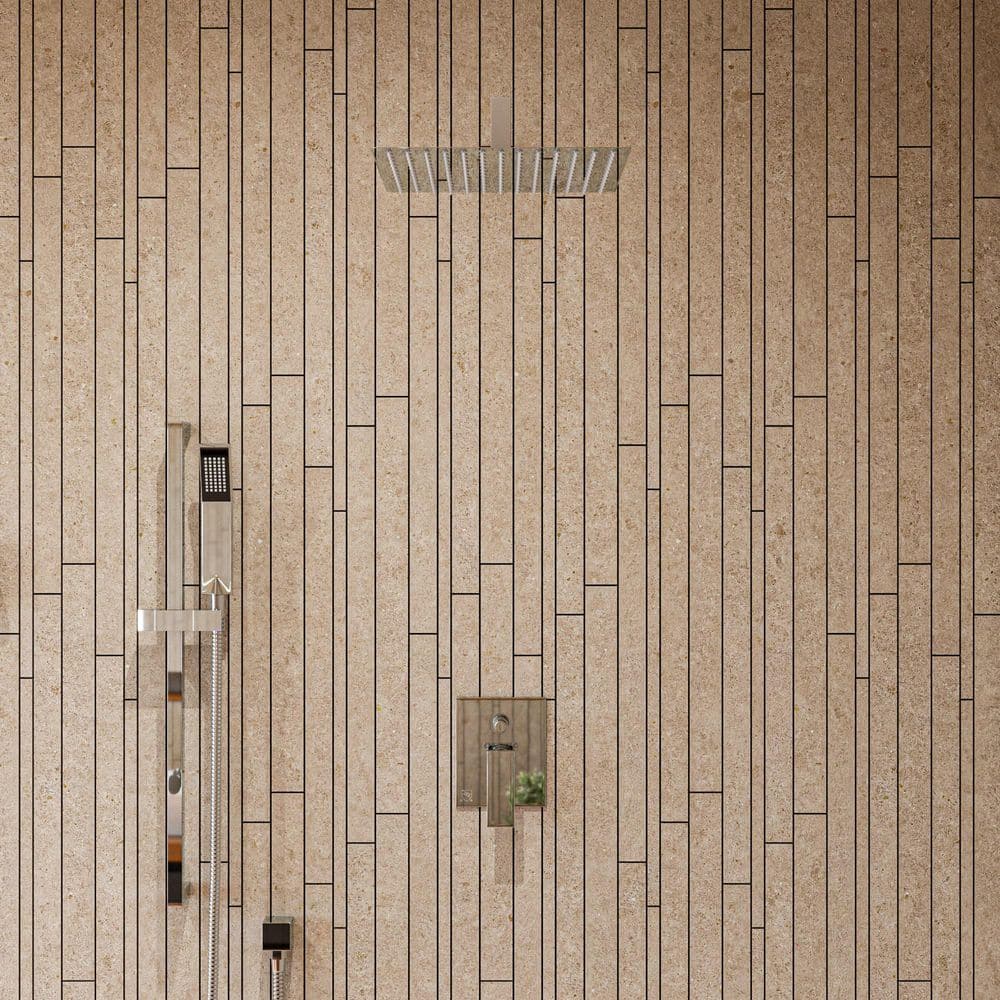 Ultra Thin Polished Stainless Steel Square Rain Shower Head