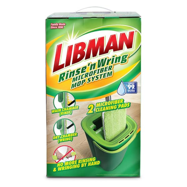 Libman 4 Gal. Green Clean & Rinse Bucket with Wringer - McCabe Do it Center