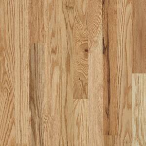Plano Low Gloss Country Natural Oak 3/4 in. T x 3-1/4 in. W x Varying Length Solid Hardwood Flooring (22 sqft/case)