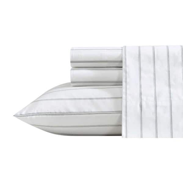 Skippers Island 4-Piece Garland Green Percale Cotton King Sheet Set