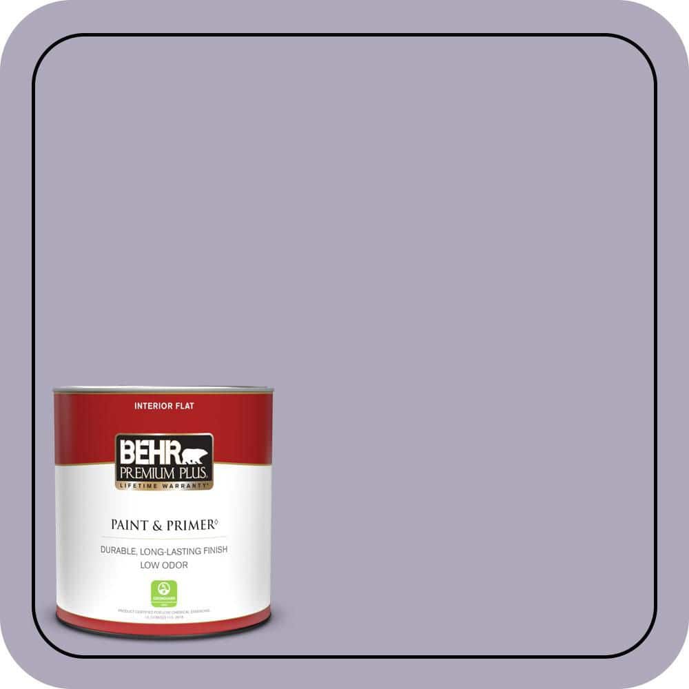 1 qt. #650E-3 Plum Blossom Flat Low Odor Interior Paint & Primer price history on PriceWatchPro