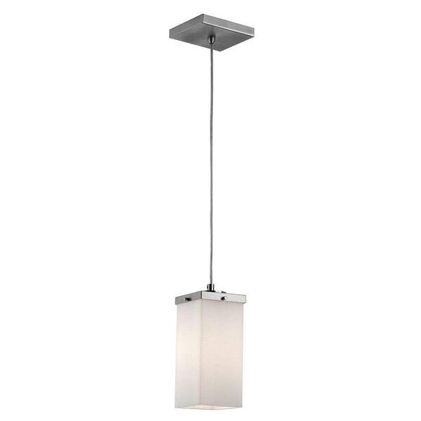 Philips Casa 1-Light Sating Nickel Hanging Pendant