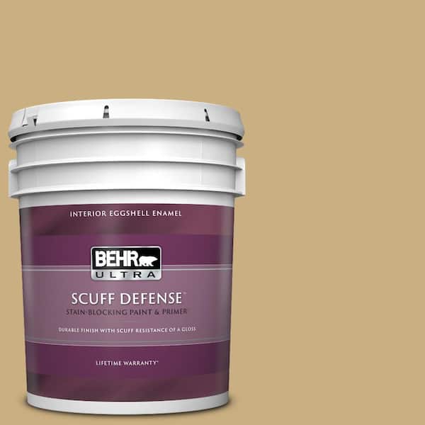 BEHR ULTRA 5 gal. #S310-4 Perennial Gold Extra Durable Eggshell Enamel Interior Paint & Primer