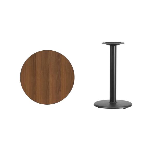 Flash Furniture 24-Inch Round Table Top with Natural or Walnut Reversible Laminate Top Flash Furniture 24-Inch Round Table Top with Natural or Walnut Reversible Laminate Top