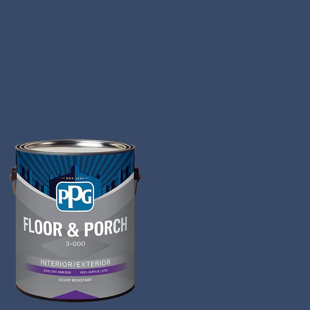 1 gal. PPG1164-7 Annapolis Blue Satin Interior/Exterior Floor and Porch Paint price history on PriceWatchPro