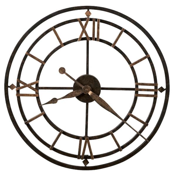 Howard Miller York Station Black Wall Clock