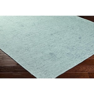 Quebec Seafoam FILL IN LATER 5 ft. x 7 ft. Machine-Washable Indoor Area Rug