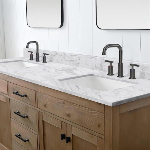 YASINU Moonface 72 in. W x 22 in. D Engineered Stone Composite
