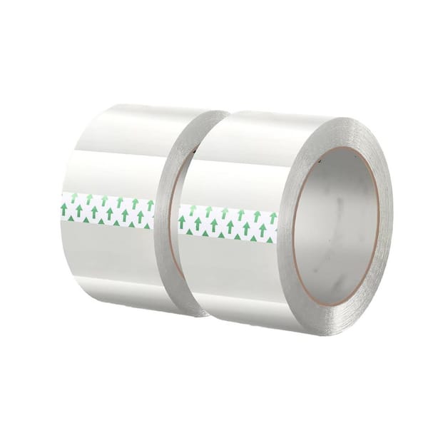 65-Yards Clear Heavy Duty Packing Tape 6 Rolls Shipping Packaging Tape Refills 2 in. Industrial Adhesive