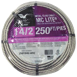 14/2 x 250 ft. Solid MC Lite Cable