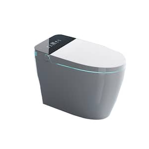 Electric Bidet Seat for Elongated Toilets in White