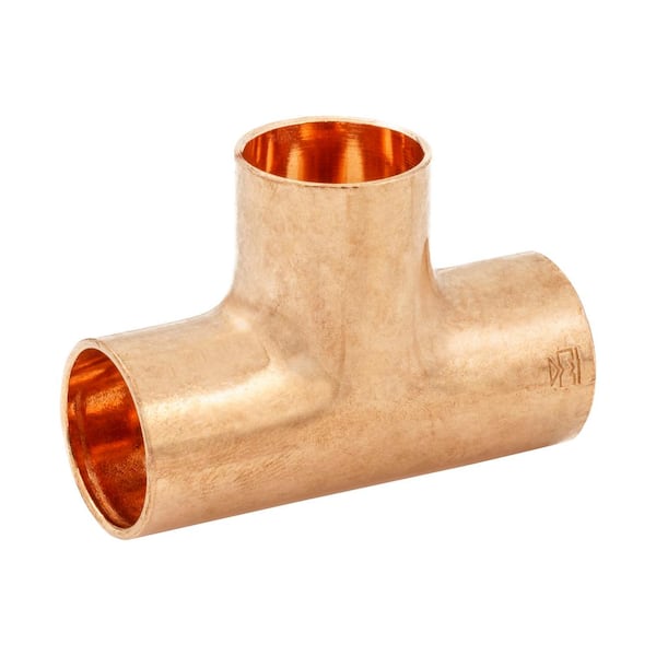 Everbilt 1/2 in. Copper Pressure Cup x Cup x Cup Tee Fitting
