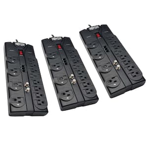 Protect It 12-Outlet Surge Protector 3-Pack