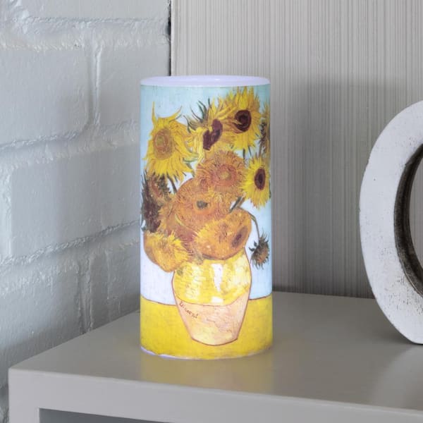 Lavish Home Sunflower LED Flameless Candle
