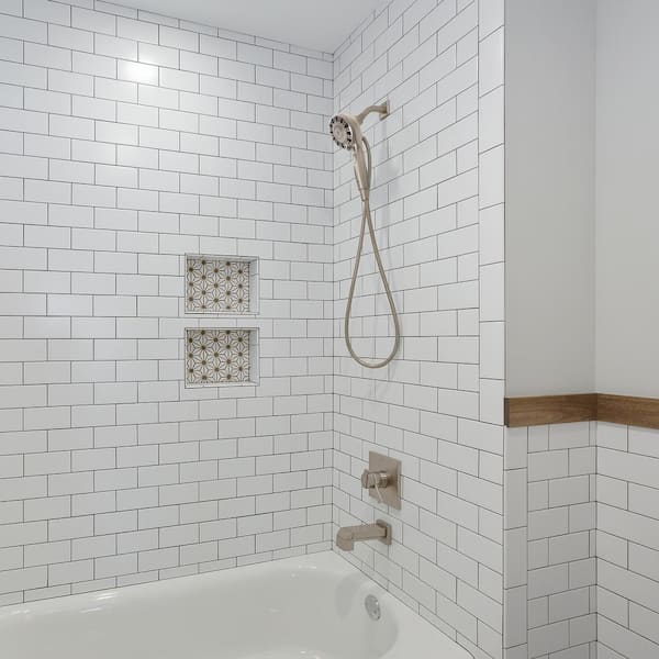 Bathroom Bath Handheld Shower-Spray Head Wall Mount Fixed Bracket Holder 