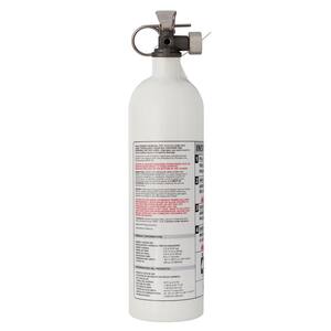 Mariner 5, 5-B:C, 3.2 lbs., Fire Extinguisher for Boats Strap Bracket Included, White