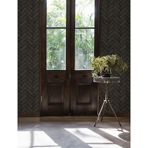 Canelle Black Pre-Pasted Non-Woven Wallpaper