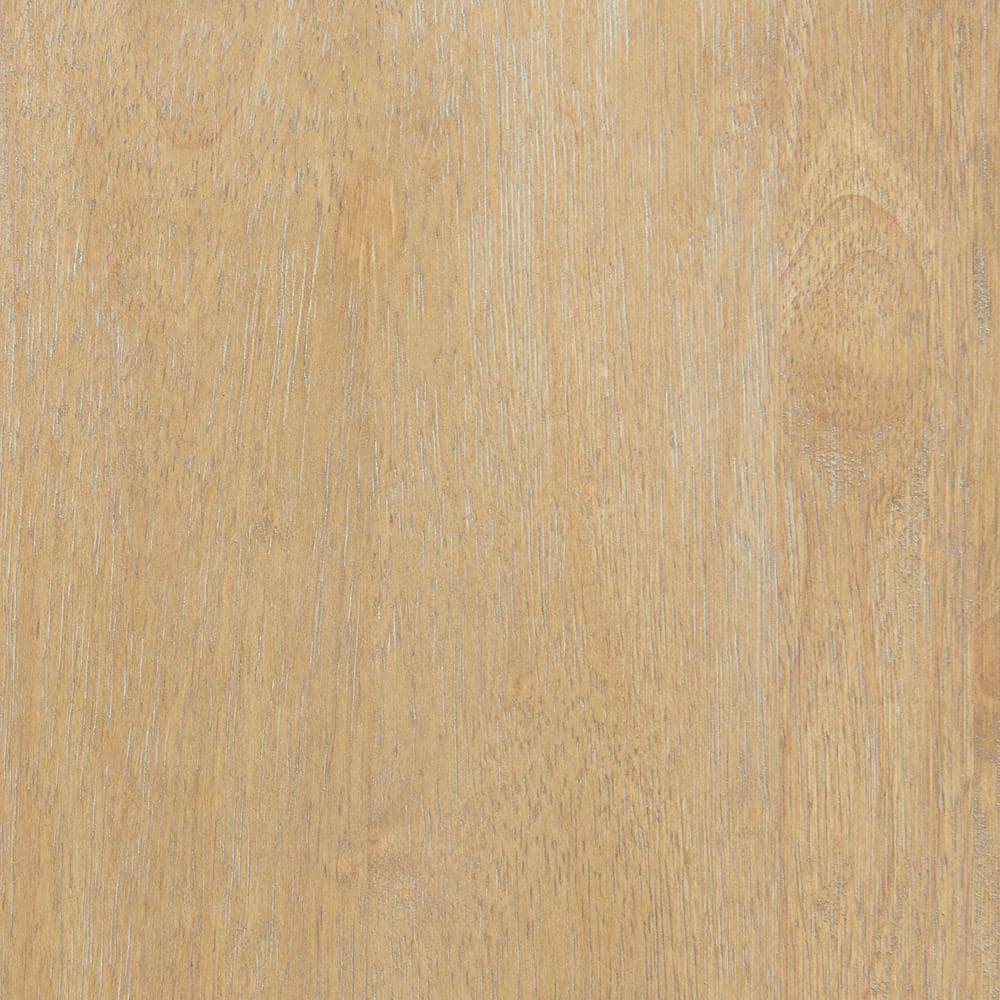 Liam Round White Marble and Wood Dining Table