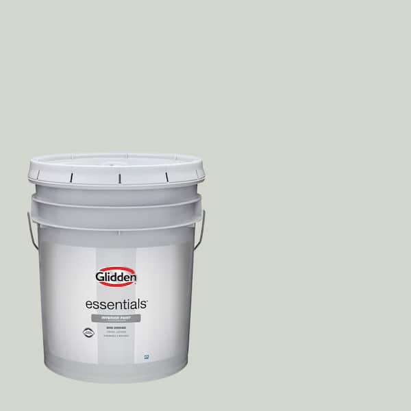 Glidden Essentials 5 gal. PPG0994-1 Afraid Of The Dark Flat Interior Paint