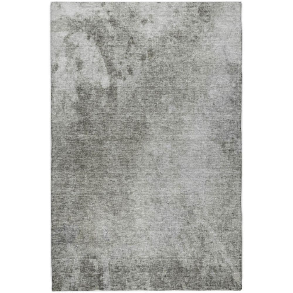 Dream Shag Premium Machine Washable Abstract ADS562 Gray 9 ft. x 12 ft. Area Rug price history on PriceWatchPro