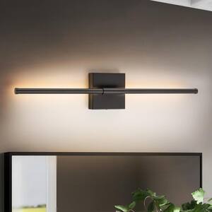 Allison 23.6 in. 1-Light Black Linear Dimmable LED Wall Sconce