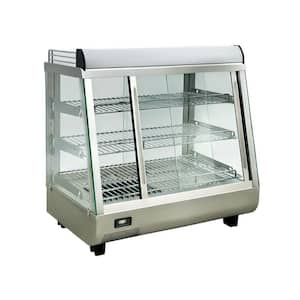 27 in. Commercial NSF Electric Countertop Food Warmer Buffet Server ERT4LS with 3-Warming Trays in Stainless Steel