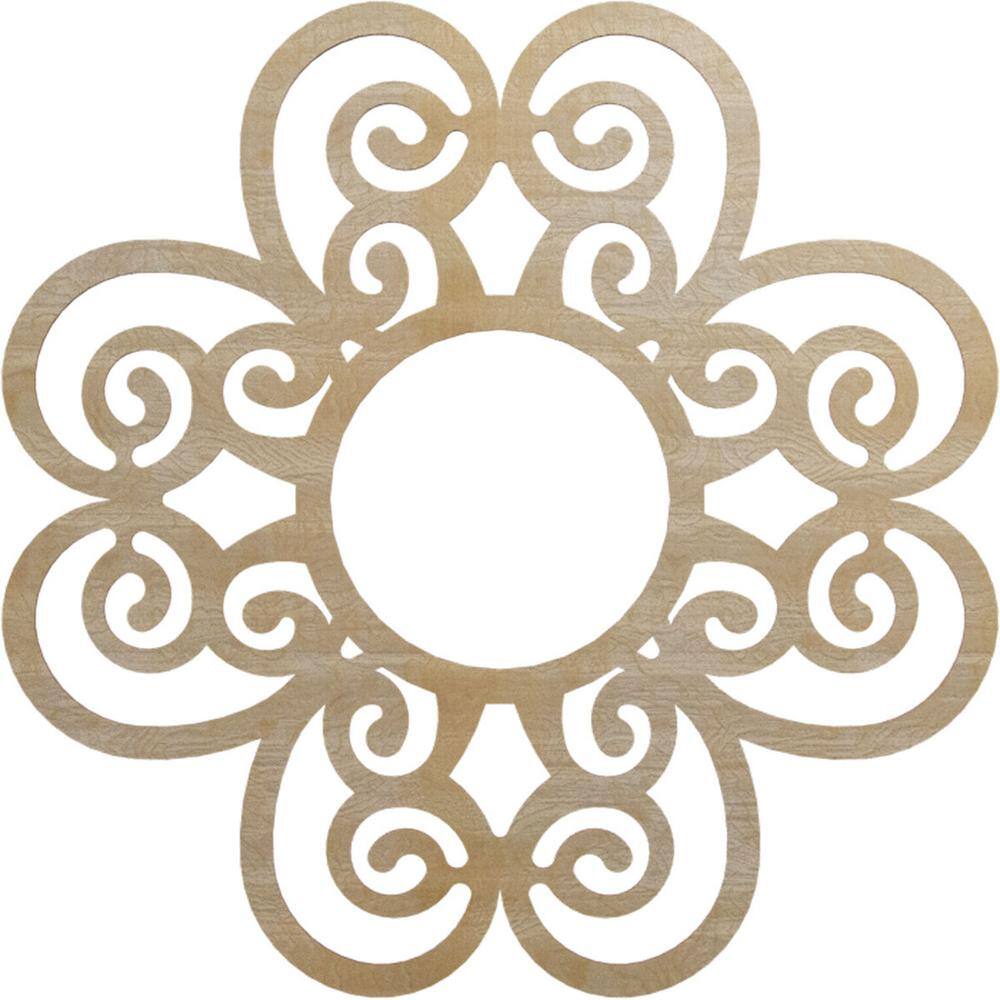 0.375 in. x 34 in. x 34 in. Wood (Birch) Medallion Moulding price history on PriceWatchPro