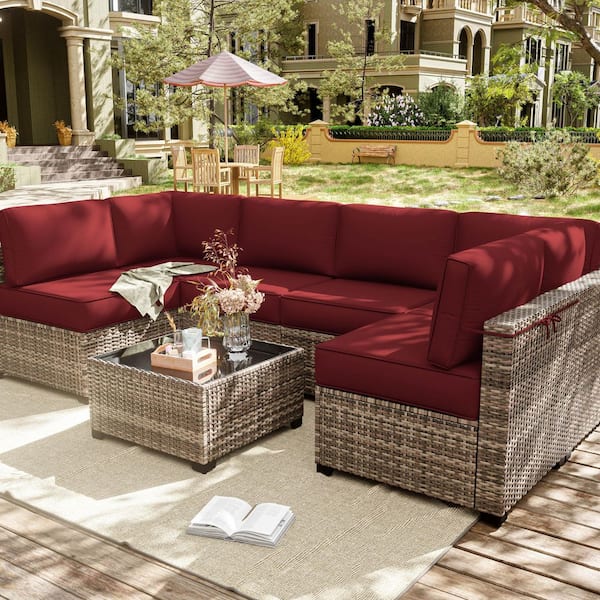 WNP 14-Piece Outdoor Cushion Cover Set (Slipcovers Only