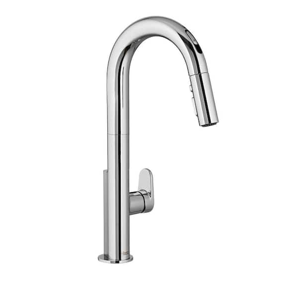 American Standard Beale Single-Handle Pull-Down Sprayer Kitchen Faucet with Selectronic Hands-Free Technology in Polished Chrome