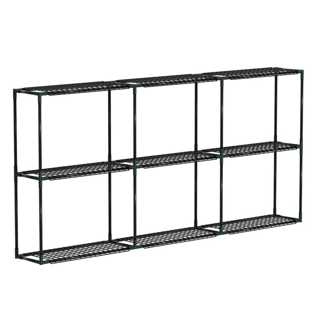 Gardenbee 96.9 in. L x 11.8 in. W x 45.3 in. H 3-Tier Stable