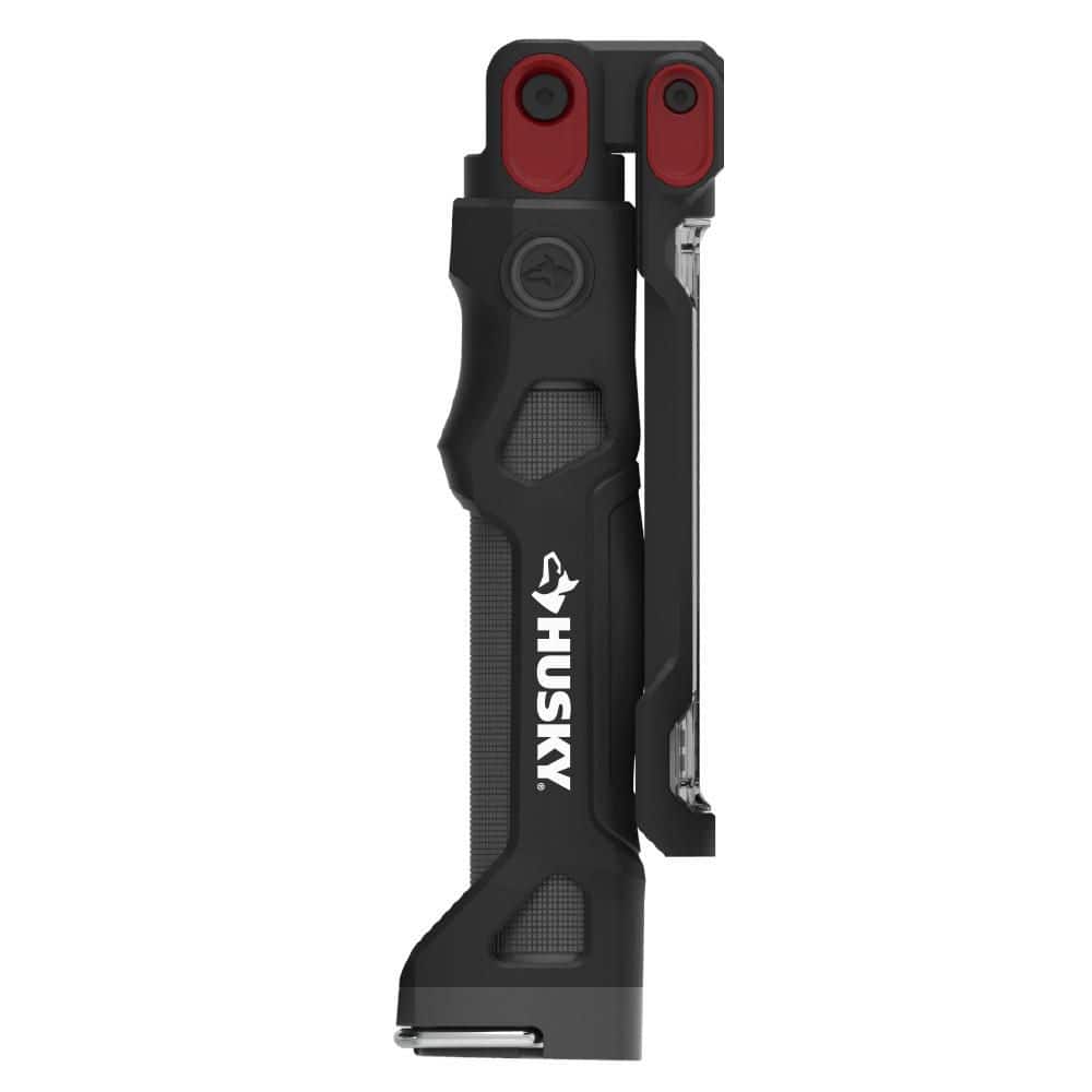 Husky 800 Lumen Rechargeable Folding Flip Flashlight PVL-WLT-0007