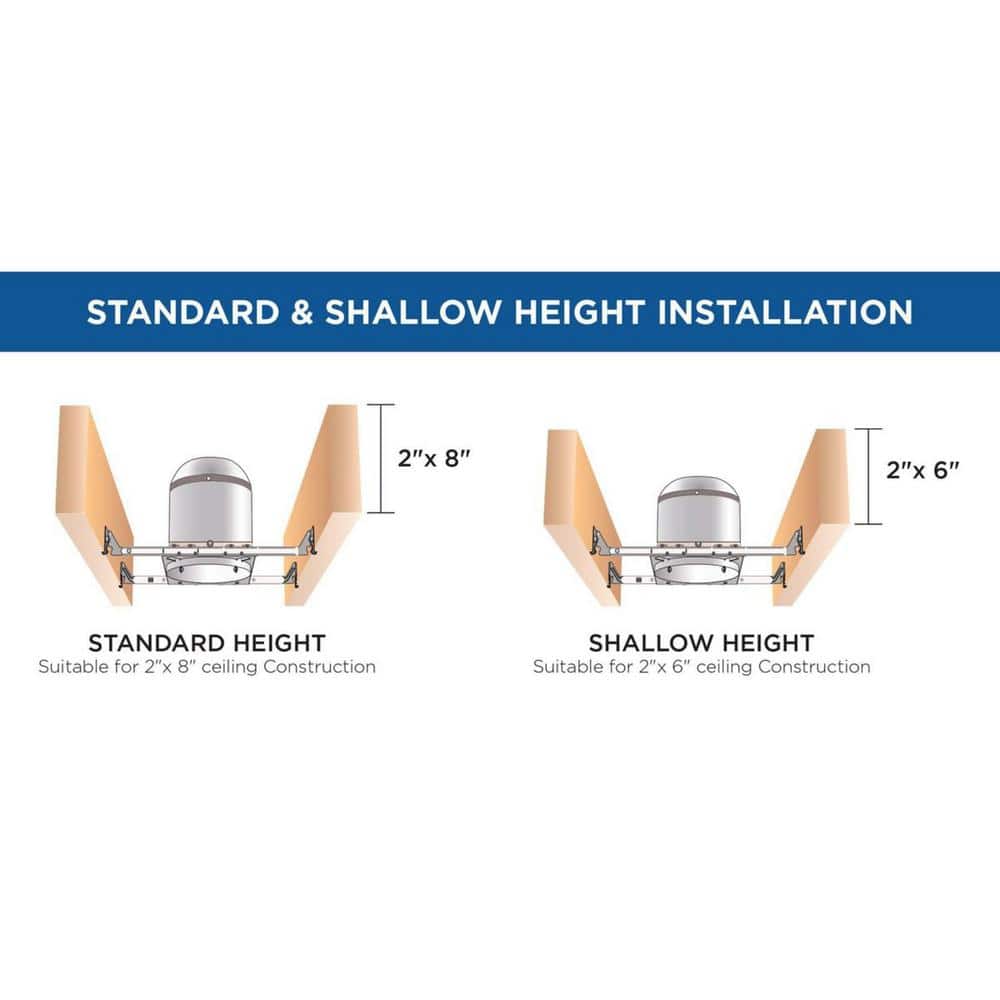 Steel 12" Indoor/Outdoor Recessed Housing Light Fixture