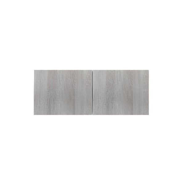 LIFEART CABINETRY Valencia Assembled 9-in. W x 12-in. D x 30-in. H in Misty Gray Plywood Assembled Wall Kitchen Cabinet