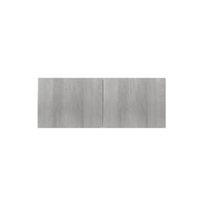 Valencia Assembled 36-in. W x 12-in. D x 12-in. H in Misty Gray Plywood Assembled Wall Kitchen Cabinet