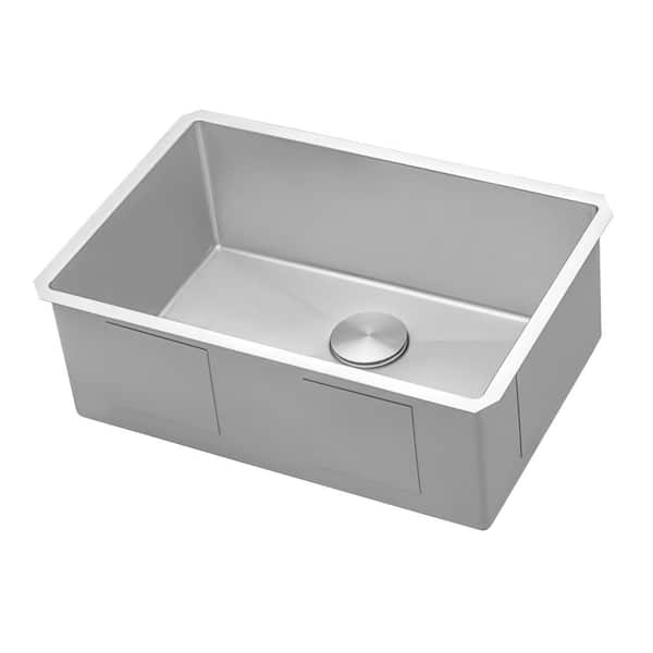 Ruvati 16 x 11 inch Brushed Stainless Steel Rectangular Bathroom