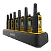 DEWALT DXFRS300 Heavy-Duty 1-Watt Walkie Talkies with 6-Port Gang Charger  (6-Pack) DXFRS300-BCH6B - The Home Depot