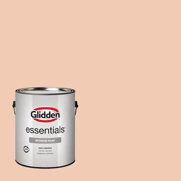 Glidden Essentials 1 gal. PPG1201-3 Peach Darling Eggshell Interior Paint