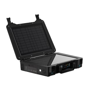 300Wh Phoenix Elite Portable Solar Generator, 20W Panel & Li Backup Power 100W Solar Power AC/DC Outlet Solar Generator