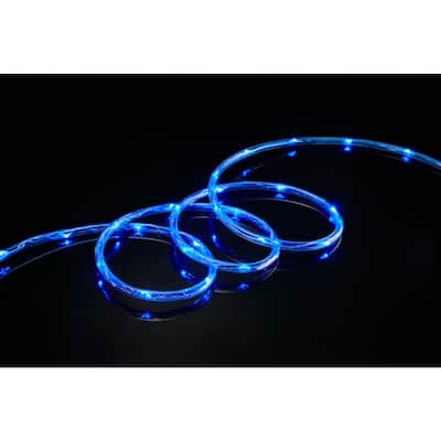 16 ft. 80-Light Blue LED Mini Rope Light
