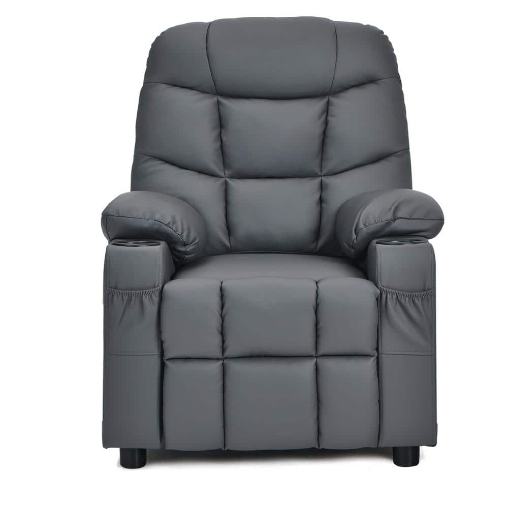 Kids deals grey recliner