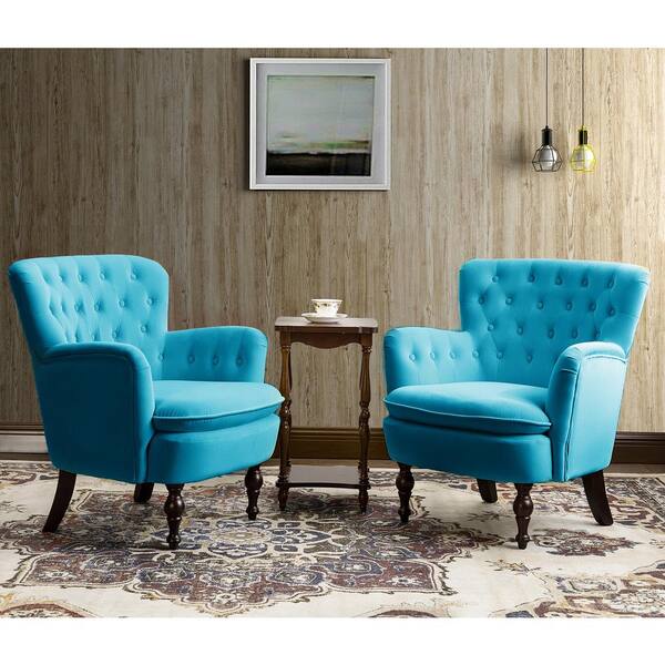 teal accent chair set of 2