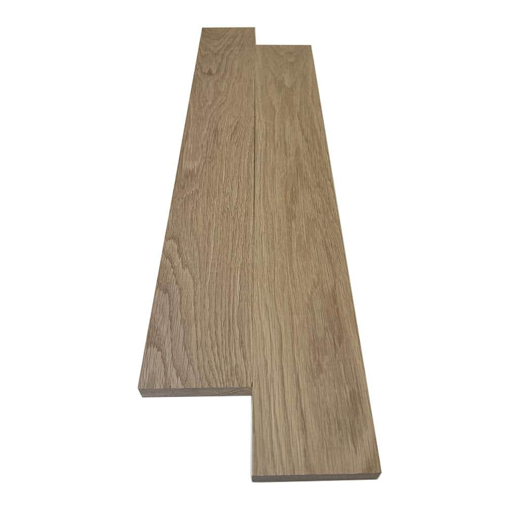 Swaner Hardwood 1 In. X 4 In. X 6 Ft. White Oak S4S Hardwood Board (2 ...