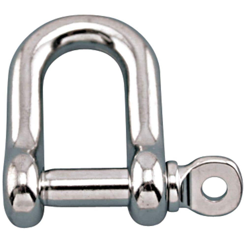 Suncor Stainless 3 8 In. Stainless Steel Straight D Shackle With Screw 