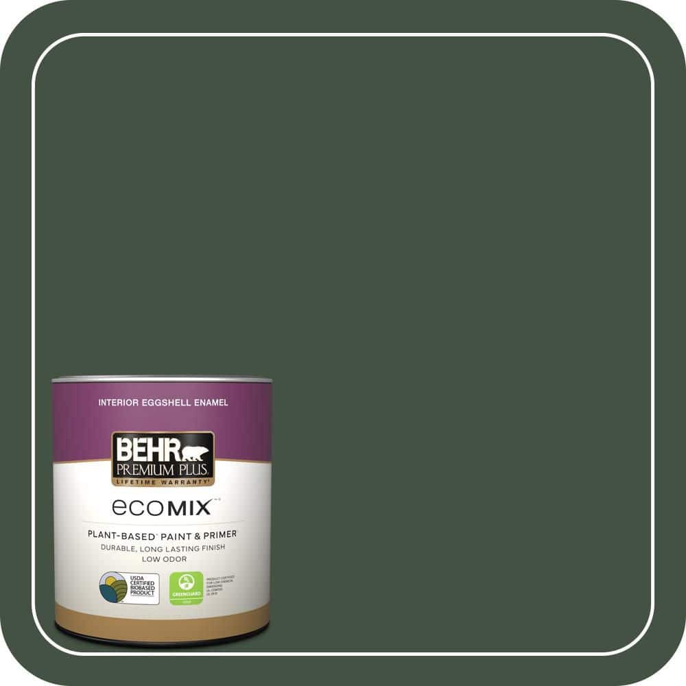 1 qt. #ECC-48-3 Lush Grass Eggshell Enamel EcoMix Plant-Based Interior Paint & Primer price history on PriceWatchPro